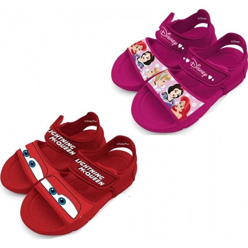 Sandali Princess et Cars Disney - vente grossiste.fr