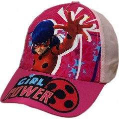 Casquette Miraculous avec masque lady bug - vente-grossiste.fr